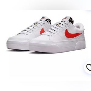 Nike Women's Court Legacy Lift Platform Shoes (size 9)